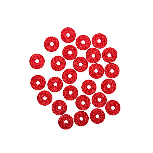 Toyvian 90stücke Teiliges Klavier Felt Pads Für Tastaturregulierung Rote Unterlegscheiben Reparatur Von Klaviertasten Und Verbesserung Klangbalance