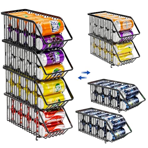 Stackable-Soda-Can-Organizer-Rack-Stacking-Can-Dispensers-Refrigerator-Organizer-Bins-Pop-Soda-Dispenser-Canned-For-Fridge-Freezer-Kitchen-Cabinets-Black-6