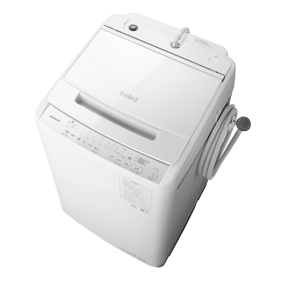 Amazon | 日立 全自動洗濯機 BW-V100J W | 日立(HITACHI) | 洗濯機 通販