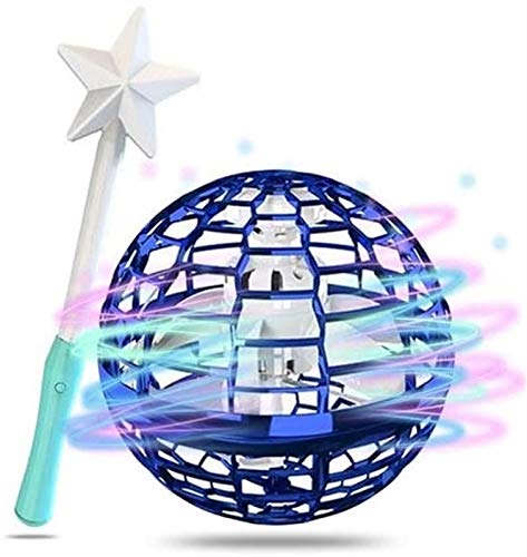 FLYNOVA PRO,Mini Drohnen-Globus-Form Magic Controller Flying Spinner 360 ° rotierende rotierende LED-Lichter-Induktive Bewegung