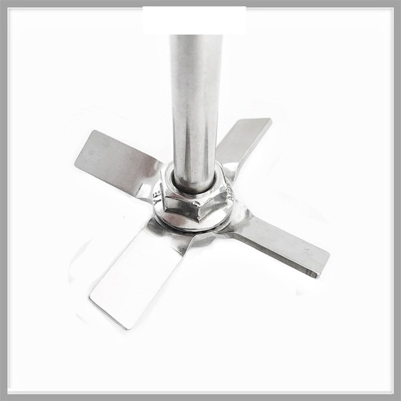 Equipo de Laboratorio Agitador de hélice 304 Sus, Impulsor en Espiral, Longitud del Eje del agitador, 400mm de diámetro, 50mm for Tratamiento de homogeneización o suspensión de líquidos