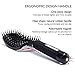 Baasha Curved Vent Brush For Blow Drying, Paddle Vent Brush For Hair, Quick Dry Hair Brush, Vented Boar Bristle Hair Brush For Men & Women, Curved Brushes for Curly, Vent Brushes for Hair Black
