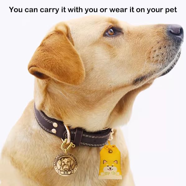 Image of Handmade Traditional Japanese Omamori Blessing Lucky Amulet for Good Health /Happiness /Stay Away from Diseases Luck Hanging Fortune Bag Gifts for pet Lovers