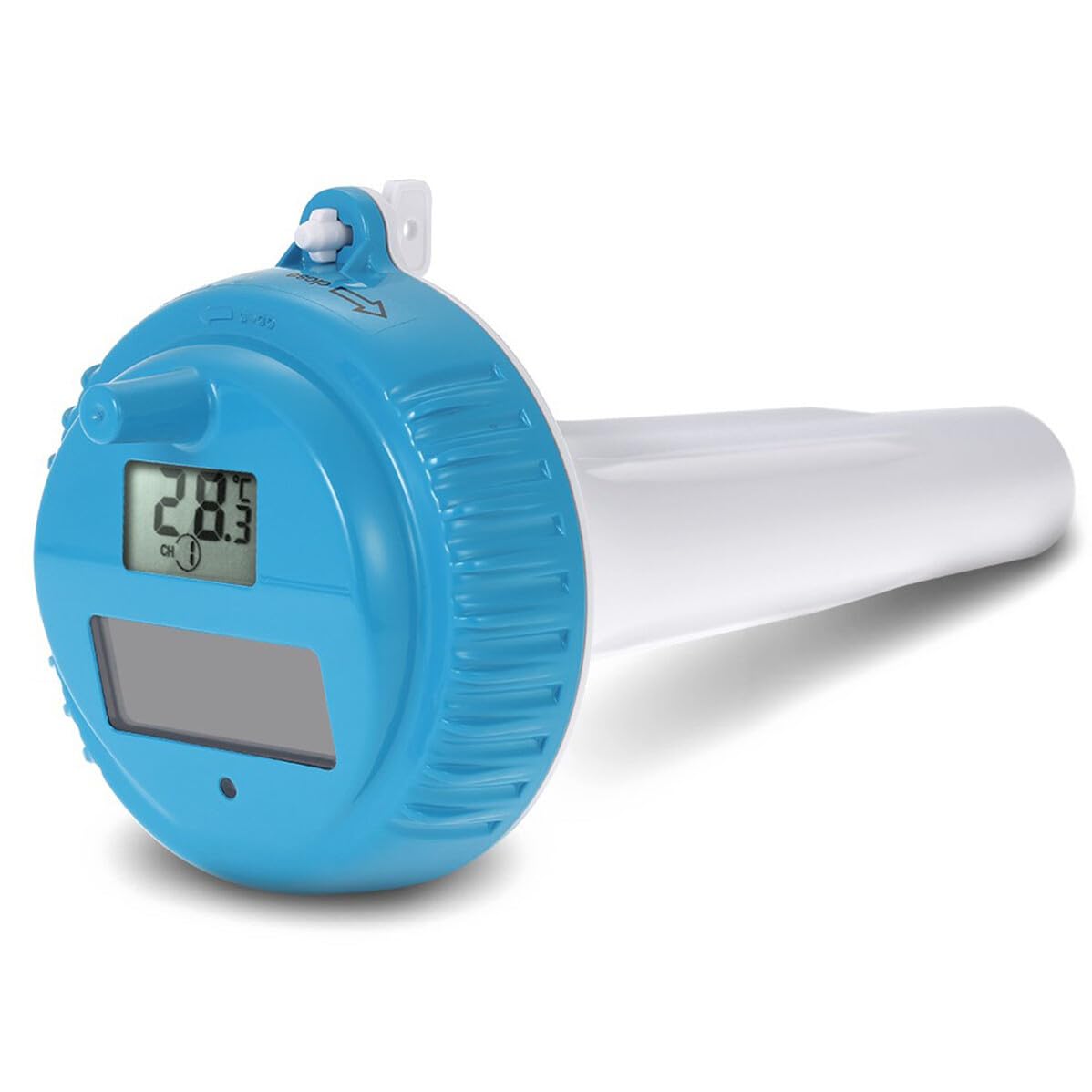 Termómetro Digital Flotante Inalámbrico para Piscinas y Spas Monitor de Temperatura de Agua Resistente al Agua Pantalla Fácil de Leer Sensor Sumergible para Interior y Exterior