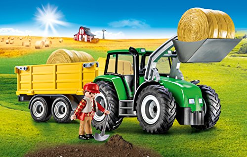 PLAYMOBIL Country 9317 Traktor mit Anhänger, Ab 4 Jahren – Bild 4