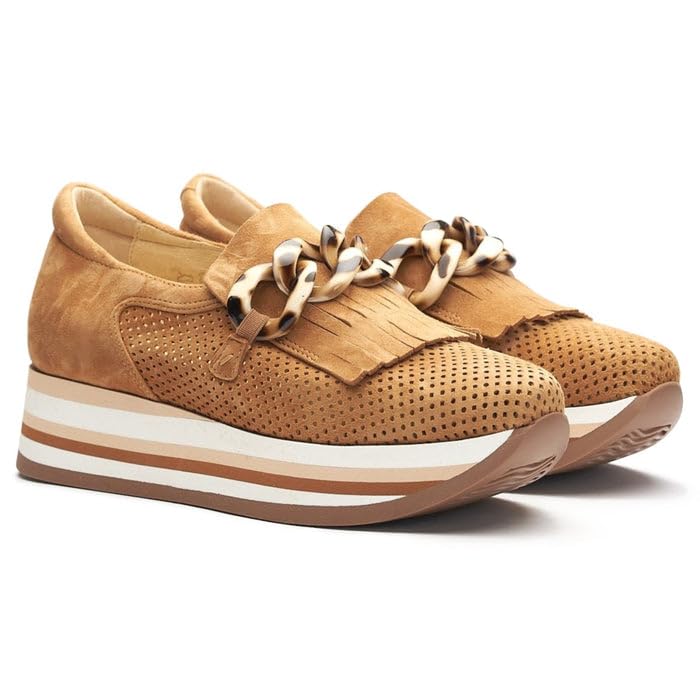 Softwaves Women's Caddie Cognac Suede2