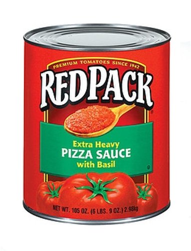 Red pack Pizza Sauce with Basil #10