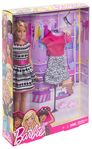Muñeca Barbie con Moda miniatura 4