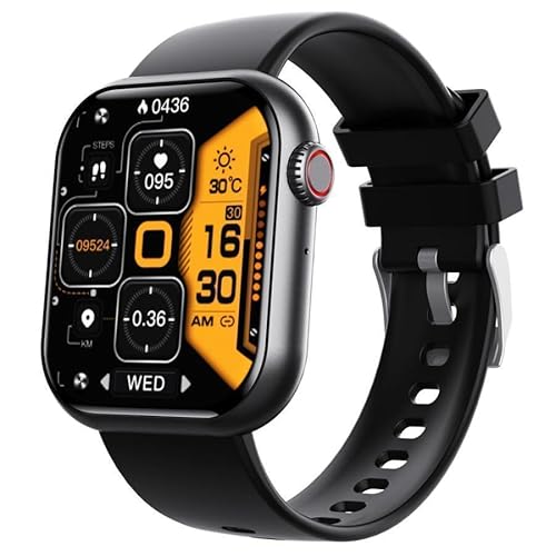 スマートウォッチ 日本製センサー 健康管理 通話機能 1.9インチ大画面 iPhone/Android対応 Bluetooth5.3 多機能測定 文字盤自由設定 多種類運動モード Lineなど着信通知 音楽再生 IP67防水 多言語対応 スマホを探す 歩数