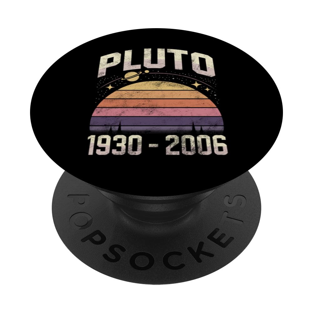Pluto 1930 - 2006 Funny Retro Style PopSockets Adhesive PopGrip