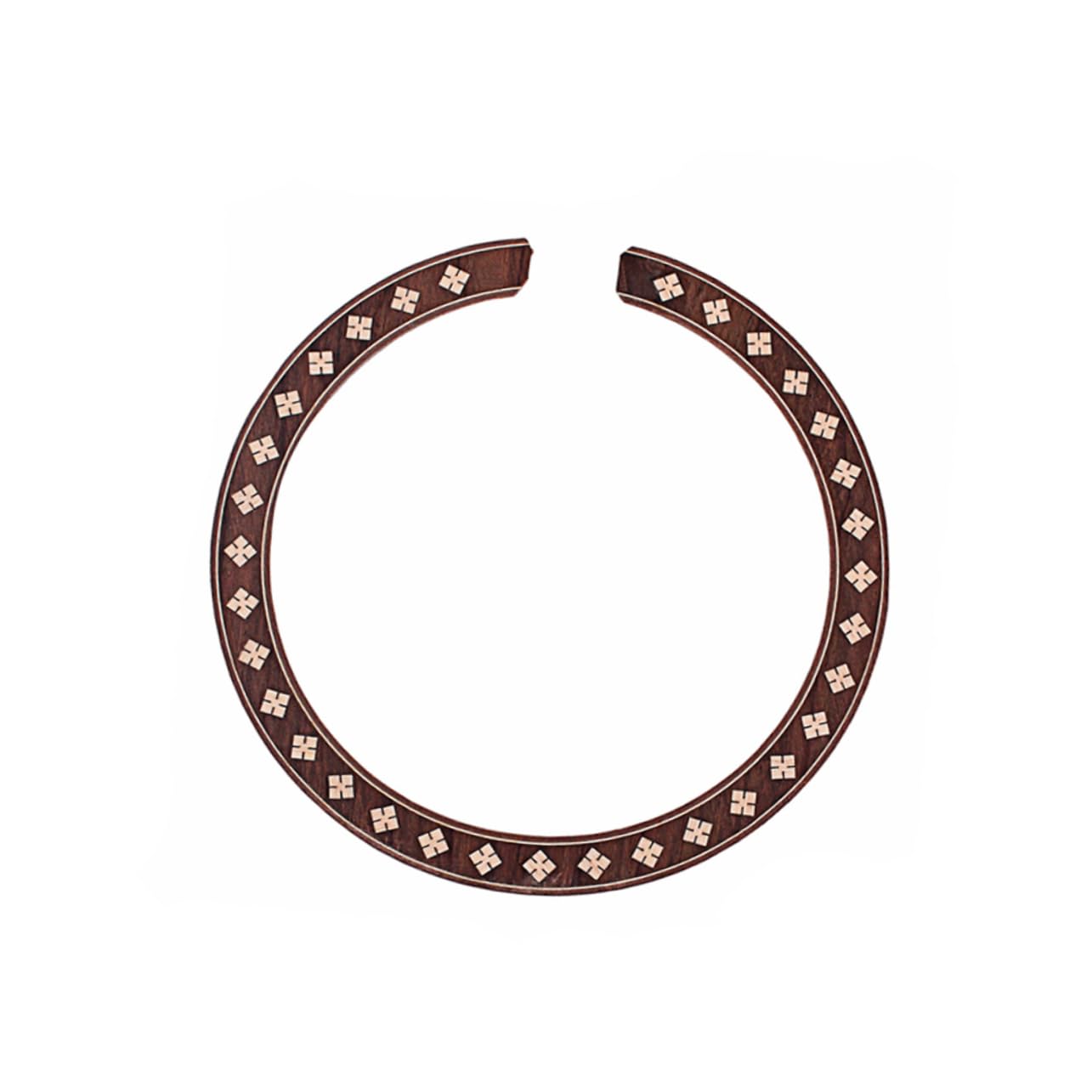 BESTonZON Guitar Sound Hole Rosette Decal Inlay Sticker Curved Strips Guitar Decal Wood Rosette