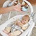 Baby Swing,Baby Swings for Infants,Easy-Fold Infant Swing with Adaptable Speed,Music,Timing,Portable Baby Swing Indoor/Outdoor,Baby Swing for Babies 0-6 Months 6-20 lbs White