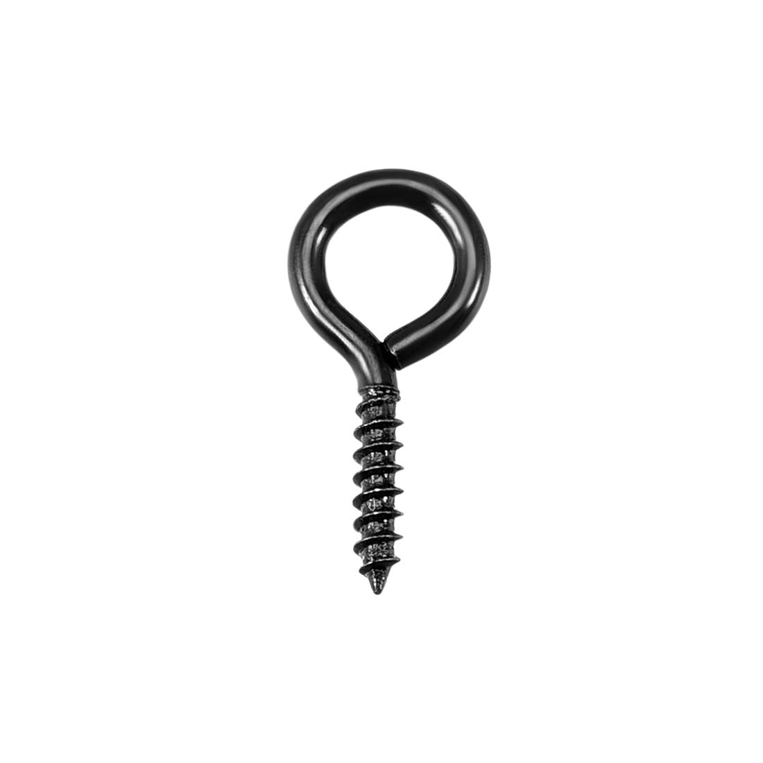 WUAGNCK Heavy Duty Eye Screw Hooks - 4 Pack, 6 Inch Long, 11mm Thick, 700 Lb Capacity, 304 Stainless Steel, Self-Tapping For Wood