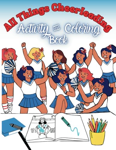 All Things Cheerleading Activity and Coloring Book