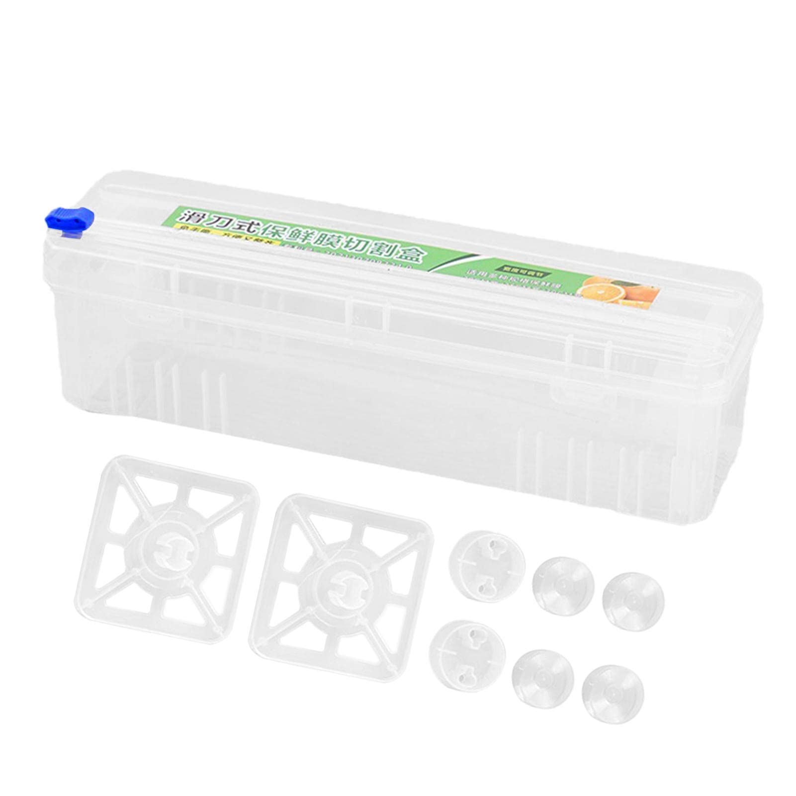 Dispenser Magnetico Per Pellicola E Alluminio 2 Pezzi – Taglierino Integrato Per Cucina