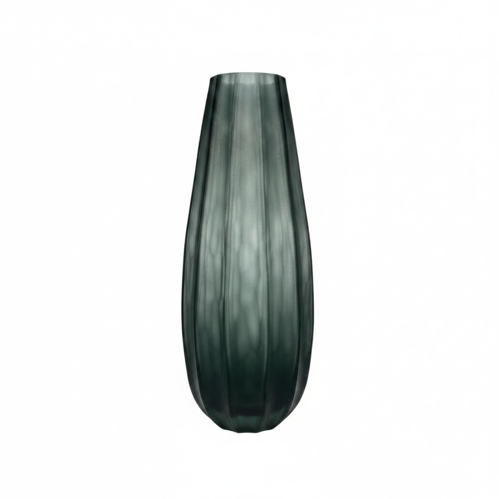 Colcolo Jarrón Grande Jarrón de Vidrio Florero Centro de Mesa Jarrón Decorativo con Grabado y Apariencia Moteada Que Aporta Elegancia Boca Amplia y Cuerpo, 17 44CM