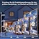 Schneeflocken Projektor Licht 3D-Effekt, Schneeflocke LED Weihnachtslicht Projektor – Wasserdichte Feiertagsdekorationen für Außen, Hof und Haus