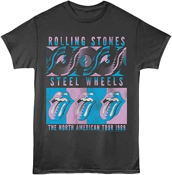 2Bhip Rolling Stones T Shirt - American Tour Smoke Graphic Tee Smoke