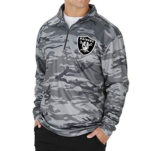 Image of Zubaz NFL Men's Lines Poly Fleece Jacket