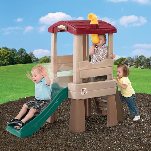 Step2 Play Naturally Playful Lookout Treehouse, Kids Outdoor Playset, Backyard Playground Set, Slide, Ladder, Pivoting Periscope, Outside Jungle Gym, For Toddlers 1.5+ Years Old - image 2