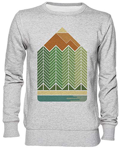 Sweat-shirt dessin montagnes pour vos sorties outdoor et moments détente