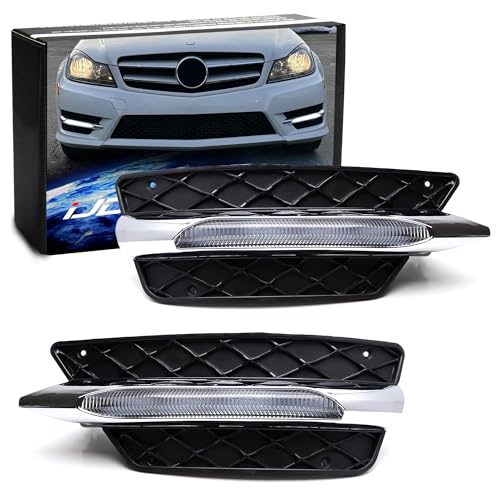 Luces Diurnas LED Xenón Blancas para Mercedes W204 2011-2014 miniatura 1