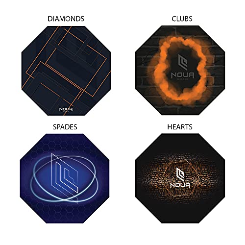 Clubs FloorPad Tappeto Gaming da Pavimento per Sedia da Gioco Ufficio con Base Antiscivolo Antigraffio Protezione Resistente all’Acqua - Sedia gaming - Immagine 6