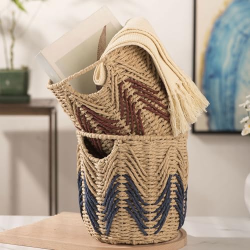 Panier de rangement en rotin pour une décoration chaleureuse