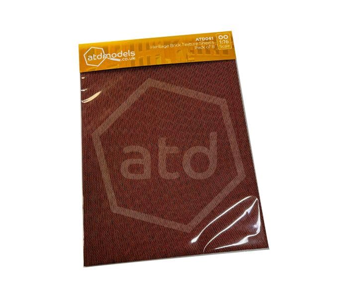 ATD Models ATD041 Heritage Brick Texture Sheets OO Gauge