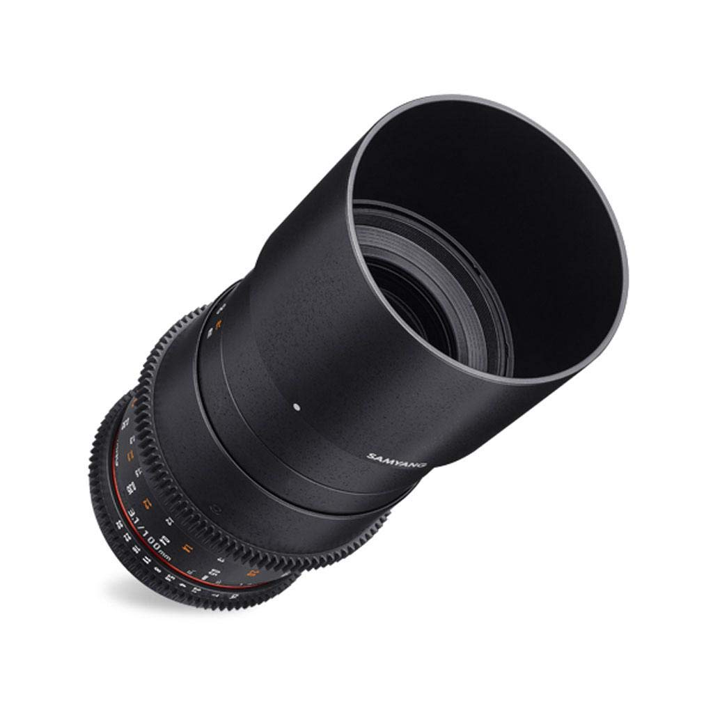 SAMYANG 13100T1.5N T3.1 VDSLR ED UMC MACRO Objektiv für Anschluss Nikon (100mm)