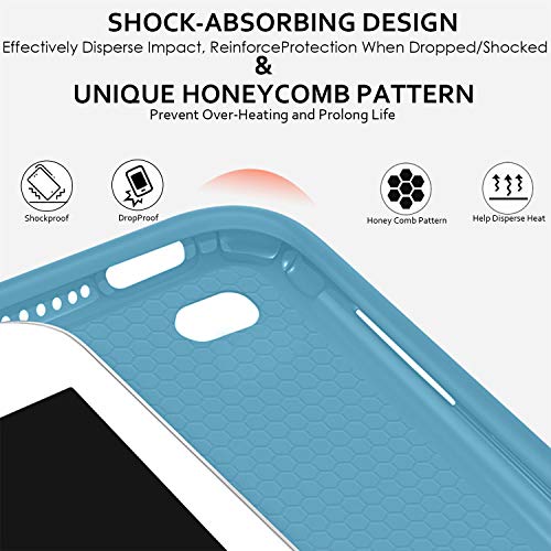 Image of iPad Mini 5th 4th 3rd 2nd 1st Generation Cover A2133 MUQY2HN /A MUQW2HN /A MUQX2HN /A A1538 MK6K2HN /A MK6J2HN /A MK6L2HN /A A1599 MGNV2HN /A MGYE2HN /A MGNR2HN /A A1489 ME276HN /A ME279HN /A - Sky Blue