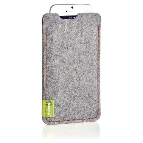Almwild Case for iPad Mini / Suitable as a Smart Cover / Slate-Grey with Bordeaux Leather Closure Flap / Protective Case for Apple iPad Mini / Mini Retina Cover