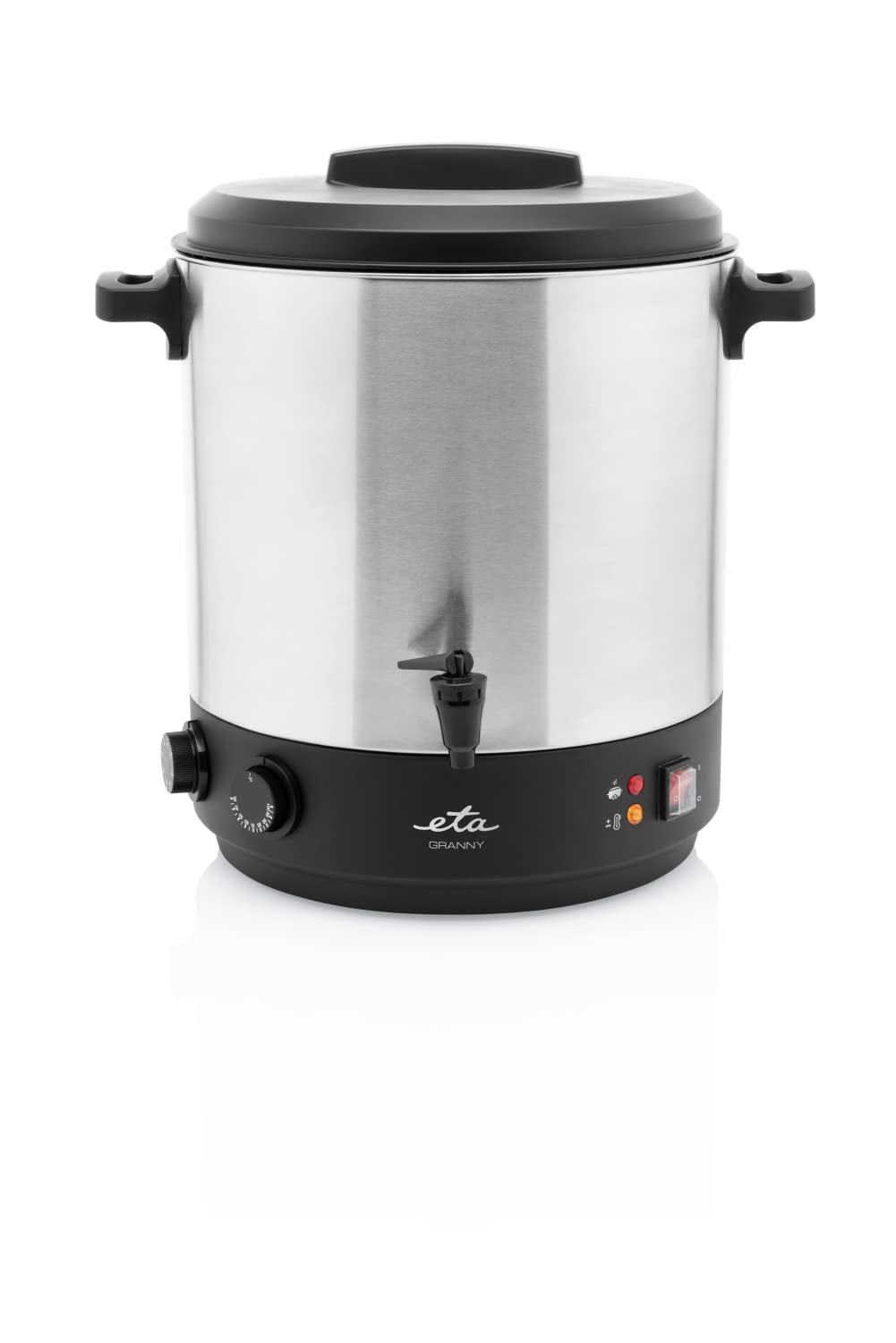ETA Machine de conservation Granny - 1800 W - Réglage de la température : 30 à 100 °C - Acier inoxydable - Capacité : 25 l