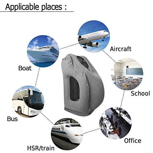 Aimego Cuscino da Viaggio Gonfiabile Cuscino