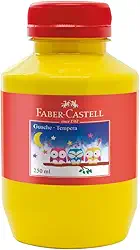 Tinta Guache Faber-Castell, Amarelo - 250ml