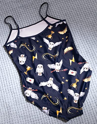 Harry Potter Swimsuits Girls Hogwarts Burgundy OR Navy Hedwig Swimwear3