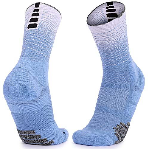 Ansrj Basketball Socks For Men Or Women,Elite Athletic Cushion Crew Socks With Arch Compression 3-Pack #TOP4