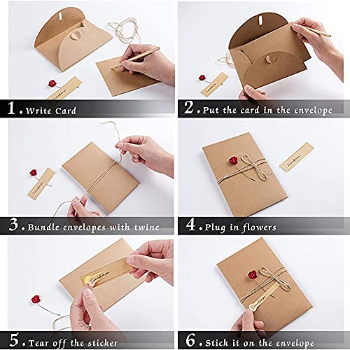 12Pcs Cartolina di Auguri, Biglietti di Auguri