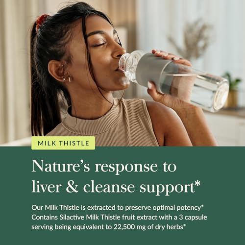 Gaia Herbs Milk Thistle - Liver Supplement & Cleanse Support for Maintaining Healthy Liver Function* - 60 Vegan Capsules (20-Day Supply) - Image 6