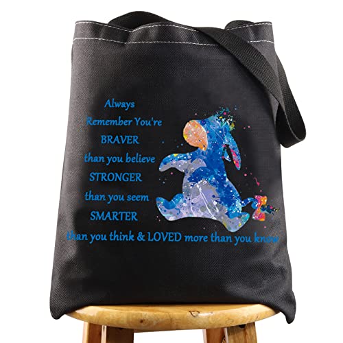 WZMPA Cartoon Cosmetic Makeup Bag Movie Fans Gift You are Braver Stronger Smarter Than You Think Makeup Zipper Pouch Bag for Women Girls(Always Eey TG BL)