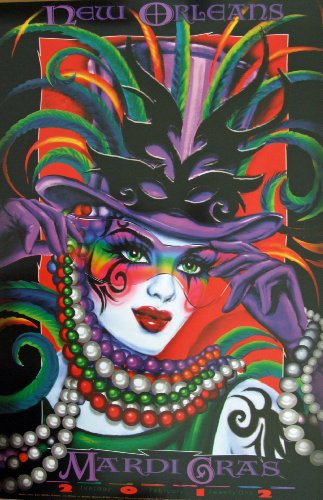 Andrea Mistretta Famous Mardi Gras Art Print 2012 Signed & Numbered