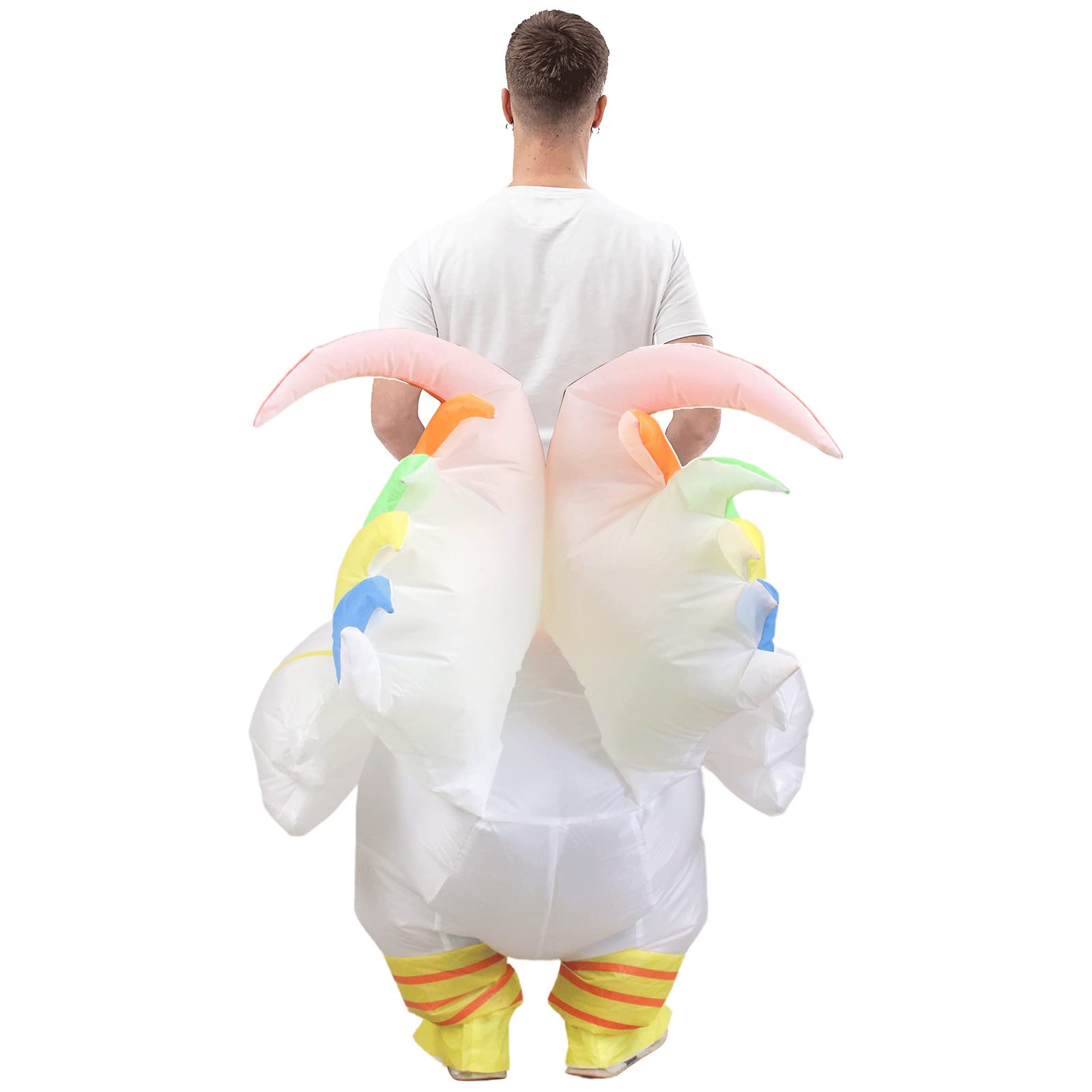 Disfraz inflable Gallo Disfraces hinchable Disfraces de Halloween y Navidad Disfraces de Fantasía Divertido Disfraz Adulto