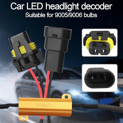 Decodificadores LED para Faros 50W 6Ohm 4un miniatura 3