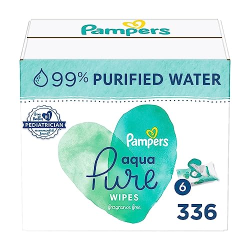 Image of Pampers Aqua Pure Sensitive Baby Wipes , 336 count