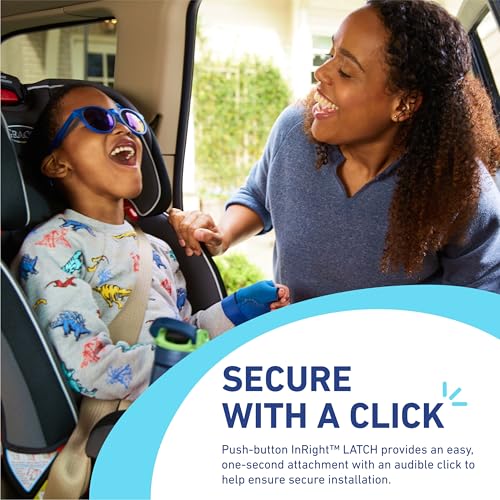 Image of Graco Slimfit 3 in 1 Convertible Car Seat Slim & Comfy Design Saves Space in Your Back Seat, Redmond