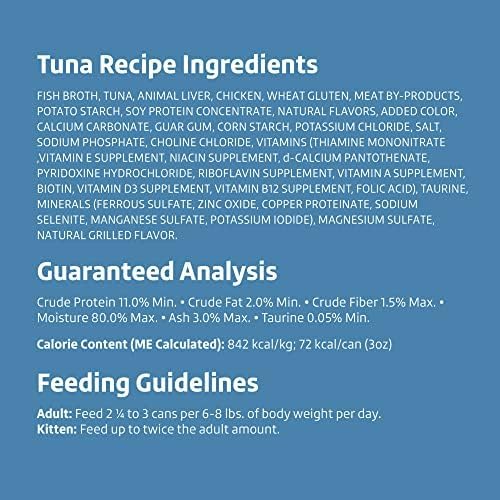 Miniatura 6 de Marca Tienda  Wonder Bound Alimento húmedo para gatos, salsa, paquete variado (mariscos, atún, salmón), 3 onzas (paquete de 24)