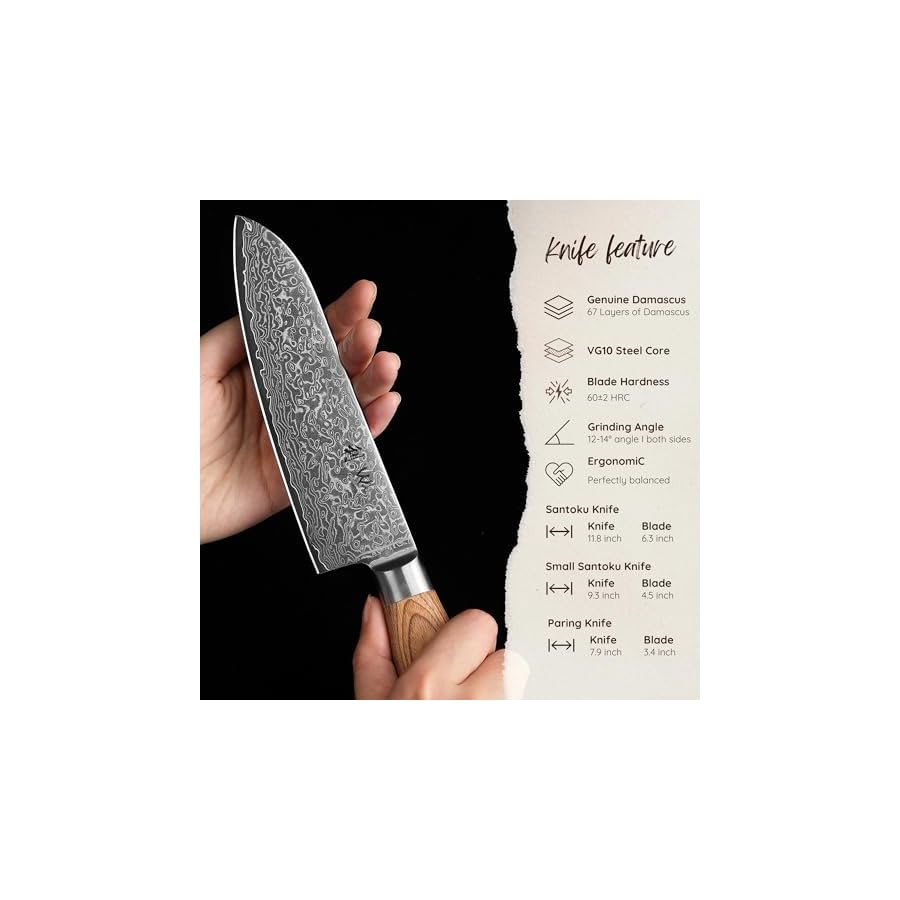 Wakoli-Kitchen-Knife-Set-3-Pieces-Professional-Chef-Knife-Set-made-from-67-Layers-Genuine-Damascus-Steel-with-VG10-Core-Damascus-Knife-with-Pakkawood-Handles-in-Wooden-Gift-Box-EDIB-Pro-3-pcs Wakoli Kitchen Knife Set, 3 Pieces Professional Chef Knife Set made from 67 Layers Genuine Damascus Steel with VG10 Core, Damascus Knife with Pakkawood Handles in Wooden Gift Box (EDIB Pro 3-pcs)