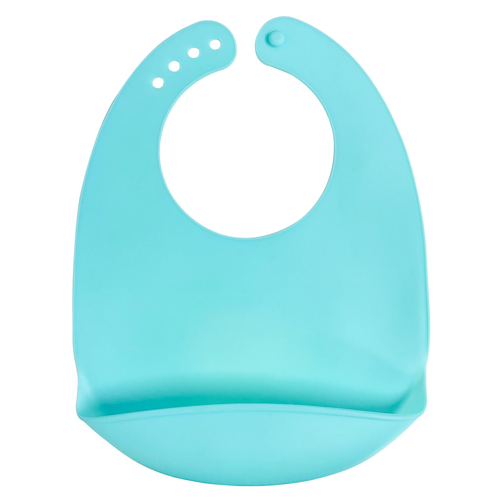 ANZONGYI Practical Feeding Bibs Easy Carry Adjustable Bib Catcher Stay Firmly Baby Weaning Bib Wide Food Crumb Catcher for Babies Toddlers