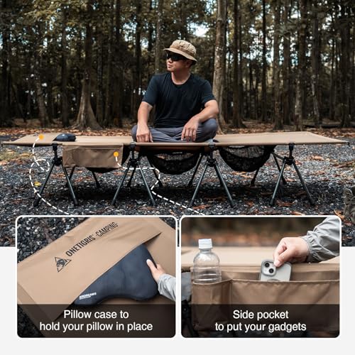 Portable Folding Camping Cot Deluxe