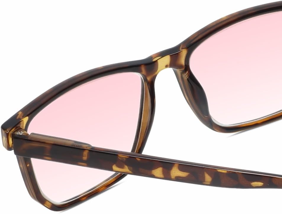 Calabria R861 FL-41 Reading Glasses +0.75 Tortoise Havana Fluorescent Light Sensitivity Indoor Outdoor Photophobia Readers